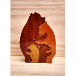 Familias Armable de Madera (4 personajes)