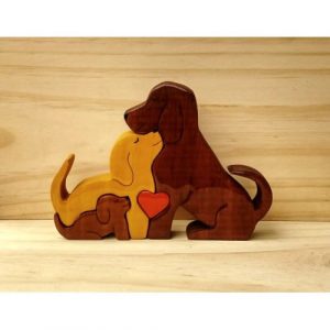 Familia Armable de Madera (3 personajes)