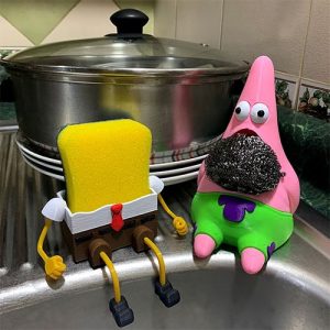 Sujeta esponja Bob y Patricio