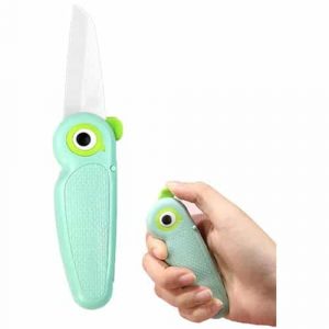 Pajarito cuchillo y pelador de frutas plegable