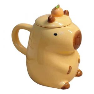 Taza Capibara con tapa