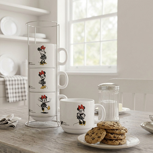Tazas apiladas Minnie Mouse
